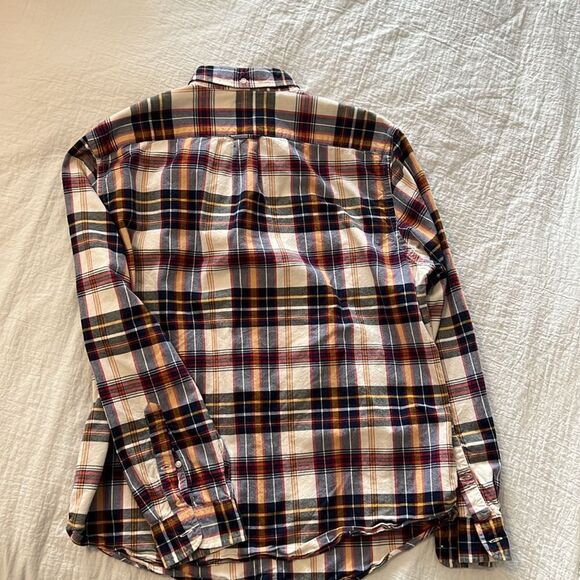 Mens J. Crew Plaid Button Down Dress Shirt Size XL - Picture 7 of 7